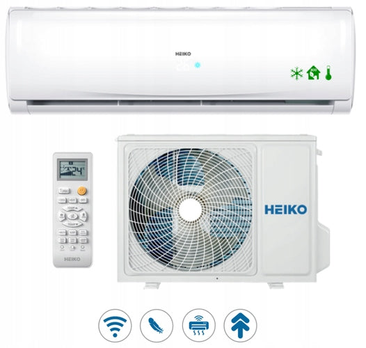 Klimatyzator do domu biura Split HEIKO BRISA 2,6 kW WIFI mocna klimatyzacja