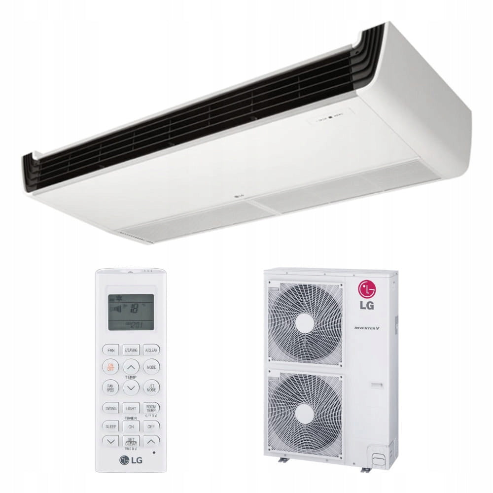Klimatyzator LG podstropowy UV48F 13,4 kW zasięg powietrza 15m R32
