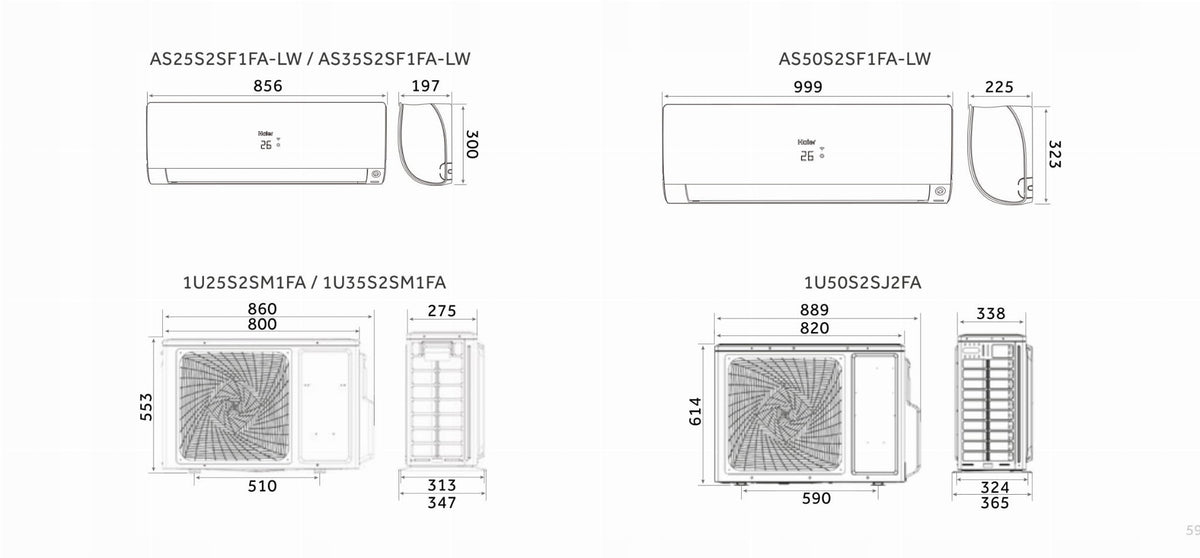Klimatyzator Haier Flexis Plus White Matt 2,6 kW WiFi R32