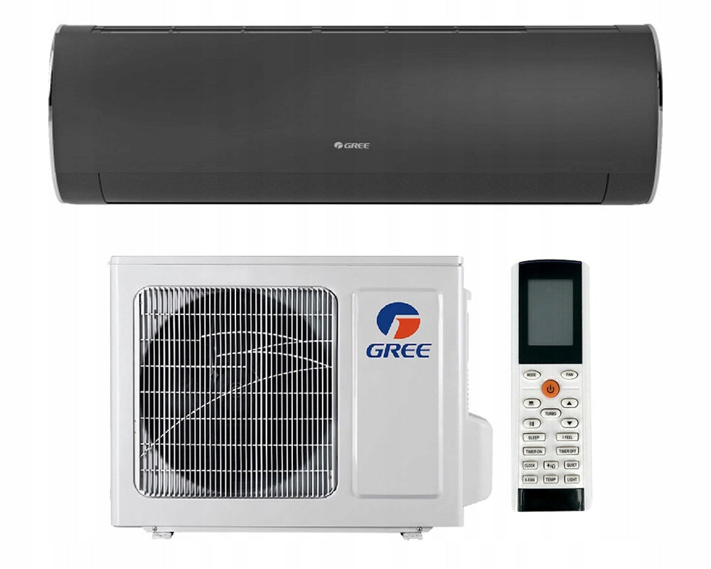 KLIMATYZACJA ścienna GREE Fairy Dark 7kW WiFi Mocny Klimatyzator
