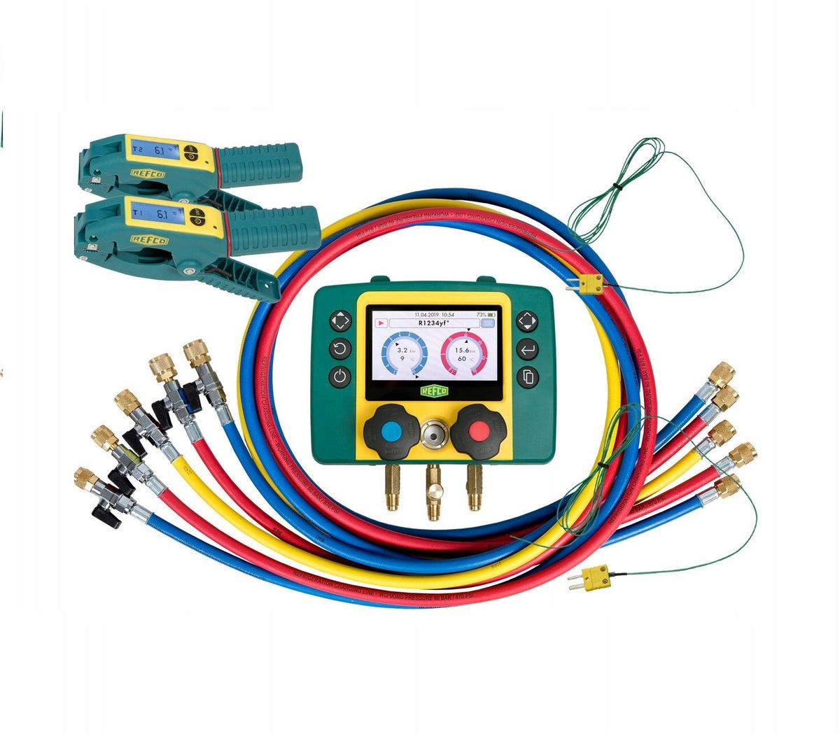 Elektroniczne manometry Refco REFMATE2-CA-WTC 4688127 FGAZ profesjonalny