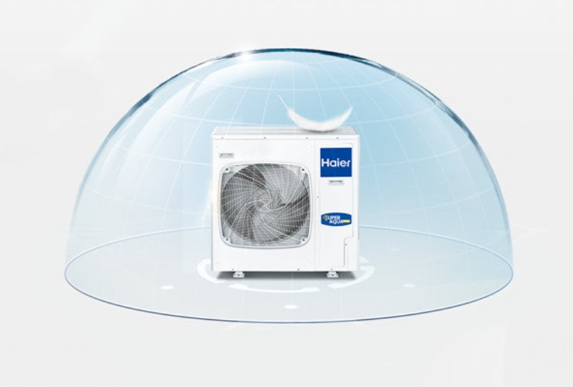 Pompa Ciepła Split Haier SUPER AQUA 8 kW CO+CWU Ciche Ogrzewanie Grzanie
