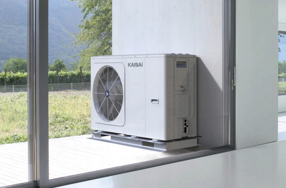 Wydajna Pompa Ciepła KAISAI 14kW Split STEROWNIK Ogrzewanie Grzanie