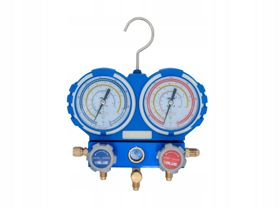 Zestaw 2 kompletów manometrów VALUE VMG-2-R32