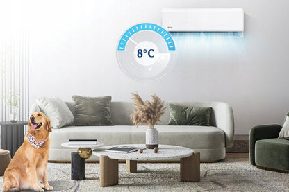 Klimatyzacja Klimatyzator ANDE Jupiter 2,6 KW UV Wifi iClean Pakiet Grzania