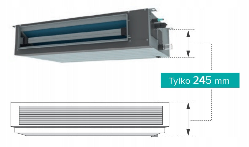 Klimatyzator kanałowy Hisense AUD175UX6RWEH8 16,0kW