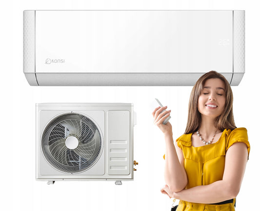 Klimatyzator domowy Konsi Risou 5 kW WiFi A+++ grzanie -25*C Klimatyzacja