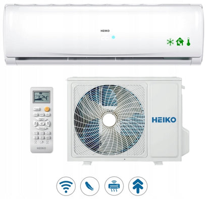 Klimatyzator do domu biura Split HEIKO BRISA 2,6 kW WIFI mocna klimatyzacja