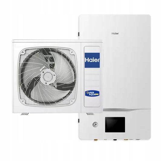 Pompa Ciepła Split Haier SUPER AQUA 6 kW CO+CWU Ciche Ogrzewanie Grzanie