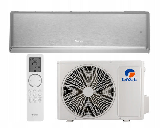 Klimatyzator domowy Gree Airy Silver 5,3kW WiFi Grzanie Jonizacja UV 2026