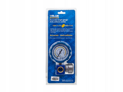 Pojedynczy manometr niskiego ciśnienia VALUE VMG-1-S-L-R32