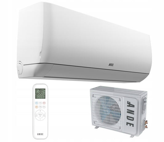 Klimatyzacja Klimatyzator ANDE Jupiter 2,6 KW UV Wifi iClean Pakiet Grzania