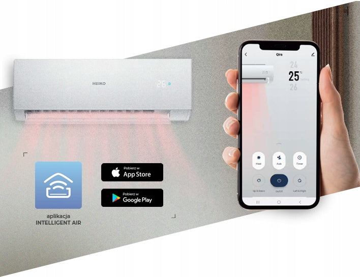 Heiko Mora klimatyzator ścienny 4,9 kW WiFi R32