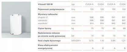 Piec gazowy Viessmann Vitodens 100-W B1HF(-M) + Vitocell 100-W CUGA