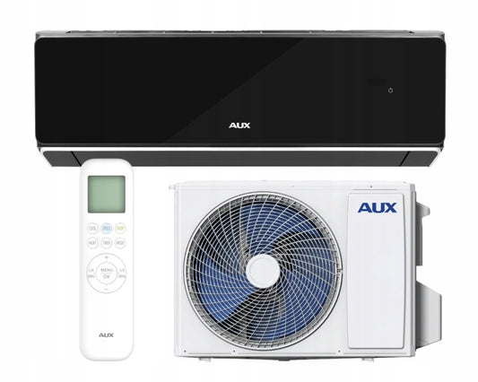 Klimatyzator ścienny AUX Halo Deluxe 2,75 kW WiFi grzanie, lampa UV 30m2