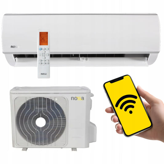 Klimatyzacja ścienna NOXA Cool 2,5kW WIFI Grzanie Oszczędny Follow Me