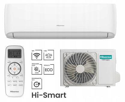 Klimatyzator ścienny Hisense Hi-Smart 2,6 kW z modułem WiFi CF25LR02