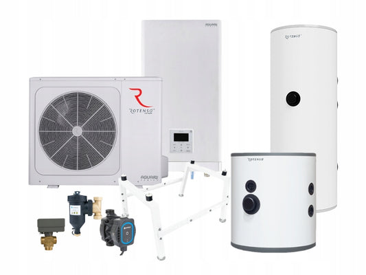 Kompletny zestaw do kotłowni Pakiet Premium Rotenso AQUAMI Split 8 kW