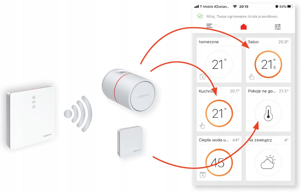 Głowica Termostatyczna Viessmann ViCare Smart WiFi ZK03840