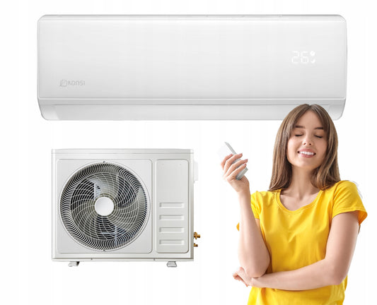 Klimatyzacja ścienna Konsi Oppira 3,5 kW WiFi wydajna do domu