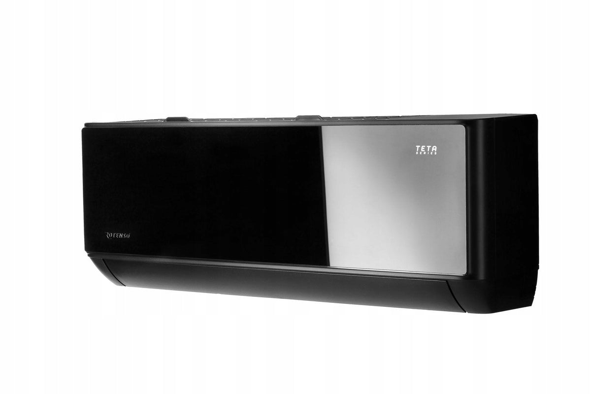 Klimatyzacja ścienna Rotenso TETA Mirror Czarny 3,5KW ogrzewanie, Windless