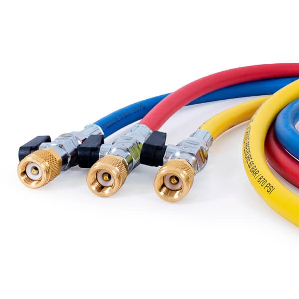 Zestaw węży serwisowych Refco 150 cm z zaworem CA-CCL-60 1/4
