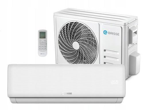 Klimatyzator Brisse 3,5kW Klimatyzacja do grzania Moduł WiFi Wydajny Mocny