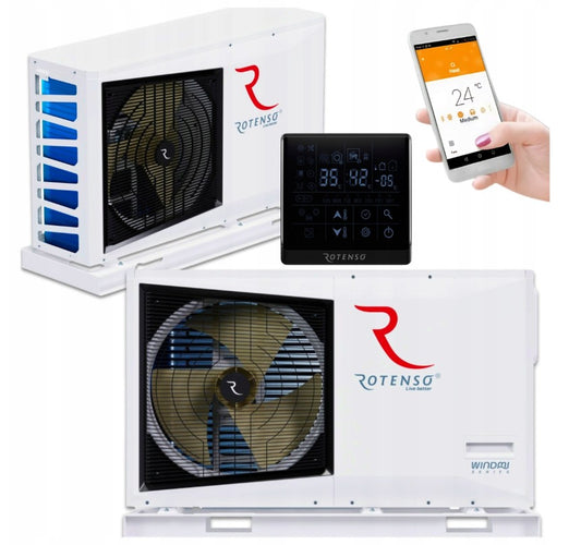 Pompa Ciepła ROTENSO Windmi Mono 10kW 1-faz Biała Monoblock OSZCZĘDNA