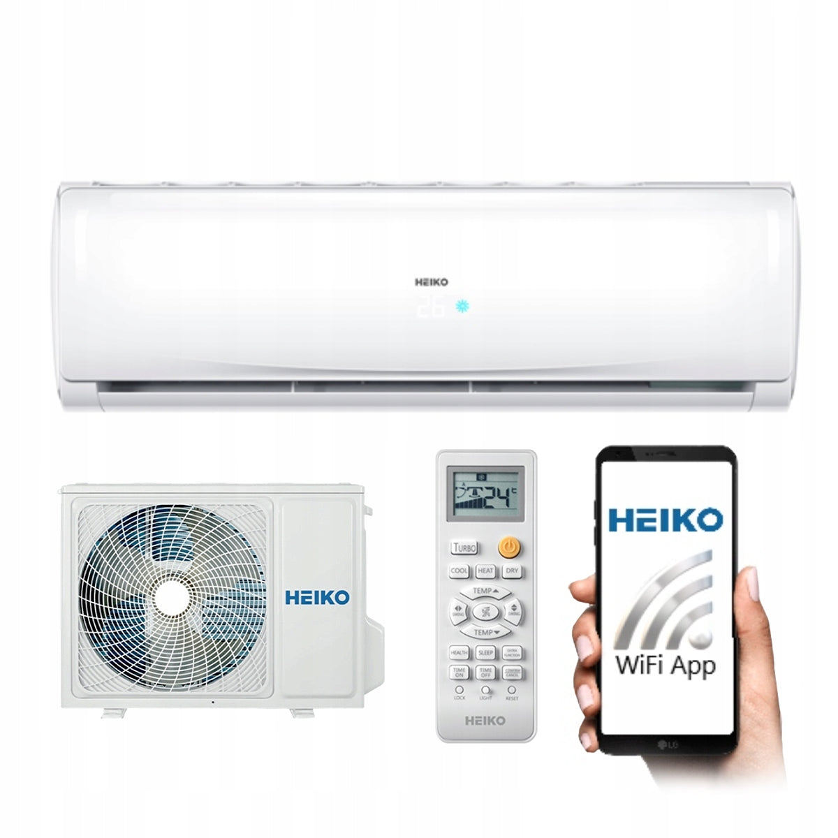 Klimatyzator Split HEIKO BRISA 5 kW WIFI PILOT