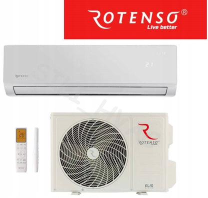 Klimatyzator ROTENSO ELIS SILVER 5,1kW wifi pilot chłodzenie ogrzewanie