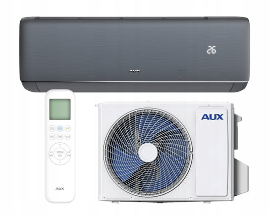 Klimatyzator ścienny AUX Q-Smart Premium Grey 2,7kW Wi-Fi, czyste powietrze