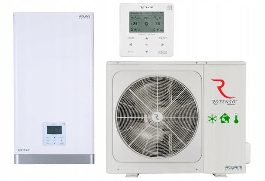 Pompa ciepła Rotenso Aquami Split 16kW AQS160X3o AQS160X13i Ogrzewanie Zima