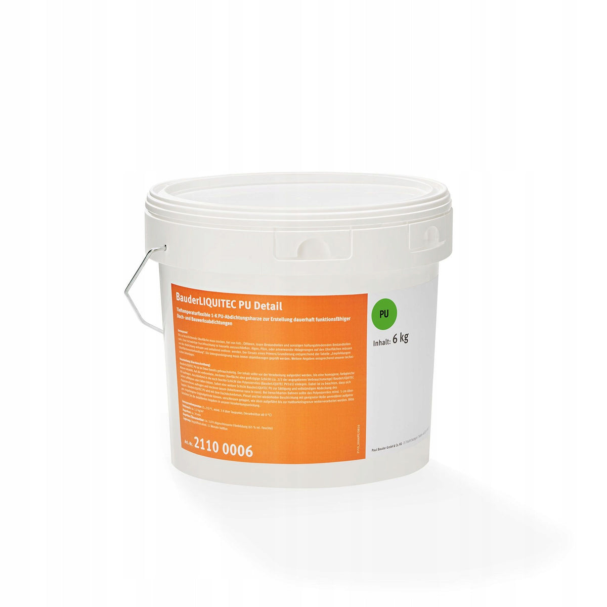 Płynna membrana Bauder Liquitec PU obróbka detali 6KG Szary Ciemny RAL 7015