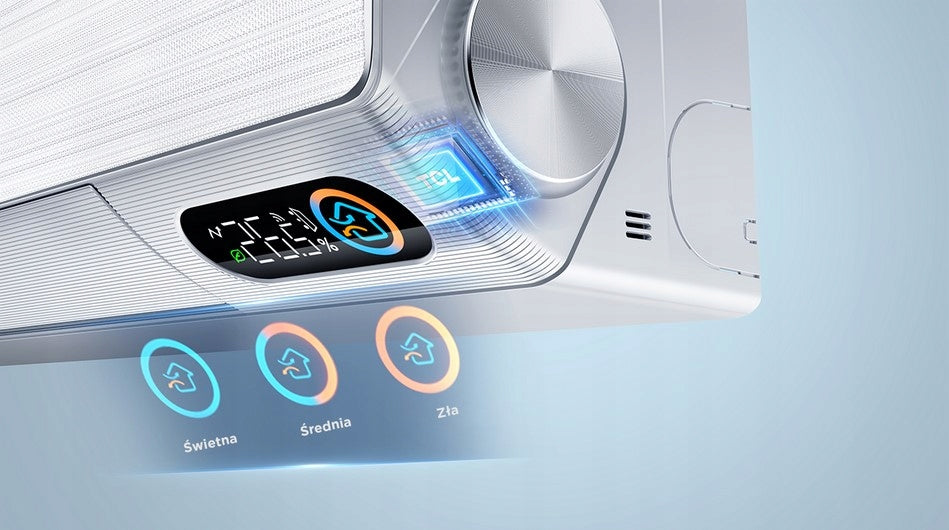 Klimatyzator TCL FRESH Ogrzewanie 4D WIND Free Gentle TVOC IoT 3,5kW