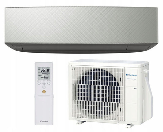 Klimatyzacja japońska Fuji Electric 2,5kW grzanie Grzanie Klimatyzator Klim