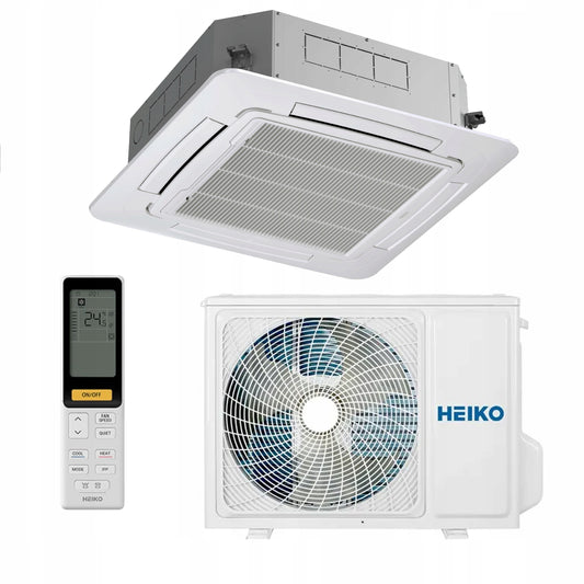 Klimatyzator kasetonowy Heiko C-Cassette Round 9,5 kW R32 WiFi