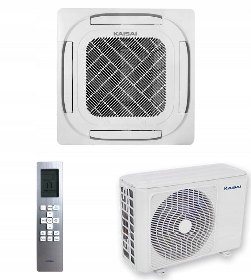 Klimatyzator kasetonowy Kaisai Super Slim 10,5 kW Chłodzenie Grzanie WiFi
