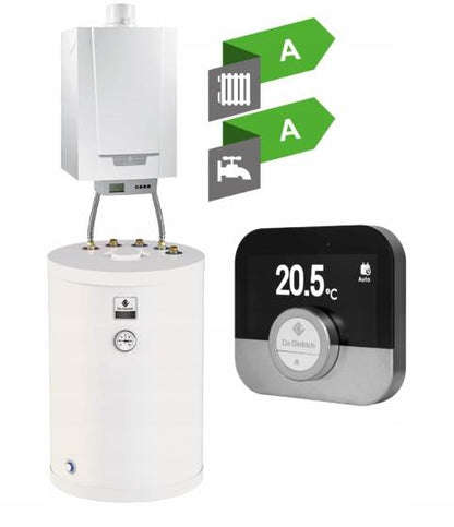 Pakiet De Dietrich kocioł MCR3 evo 24T + zasobnik cwu 150l + termostat