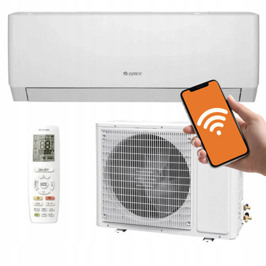 Klimatyzacja Gree Pular PRO 2024 Wydajny 3D WiFi 2,7kW OGRZEWANIE