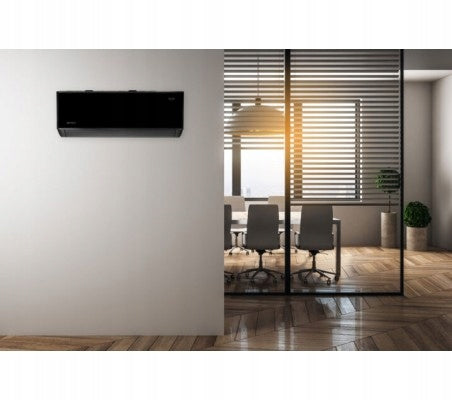 Klimatyzacja ścienna Rotenso TETA Mirror Czarny 3,5KW ogrzewanie, Windless
