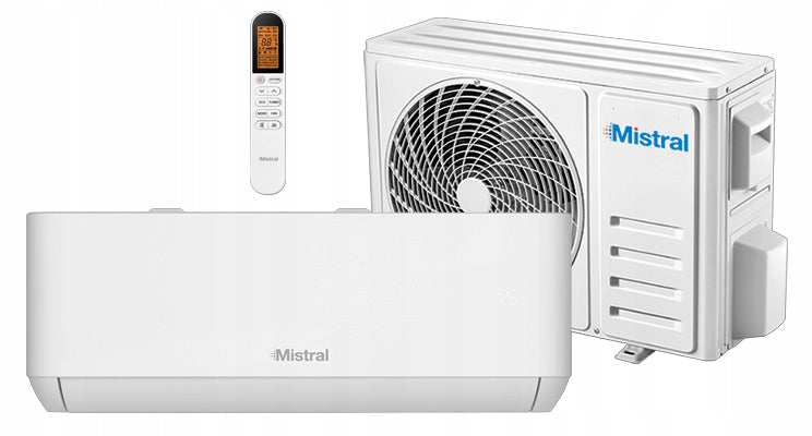 Klimatyzator do domu biura MISTRAL 3,5kW Klimatyzacja ścienna WiFi