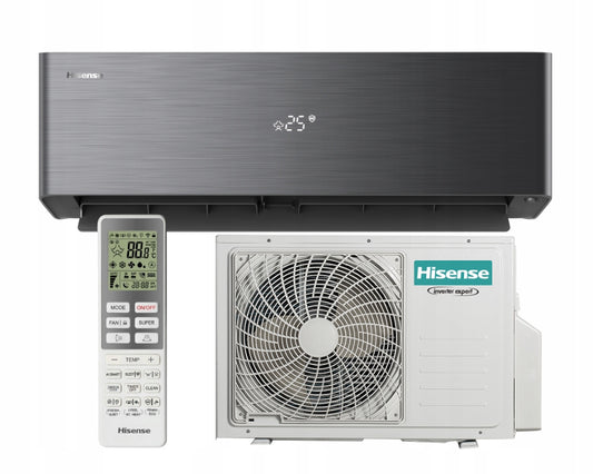 Klimatyzator ścienny Hisense Energy Pro X 5kW czarny