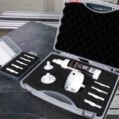 Zestaw do wiercenia wiertła do gresu DiStar DrillKIT 6-70 z CoolGEL