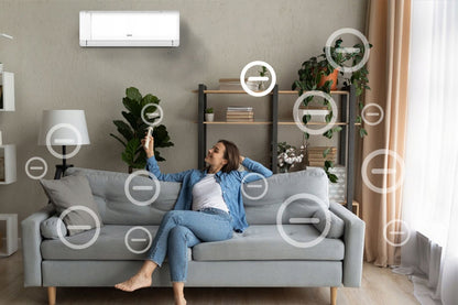 Klimatyzacja Klimatyzator 3,5KW ANDE+ 20db GRZANIE 40m2 4D Wifi JONIZATOR
