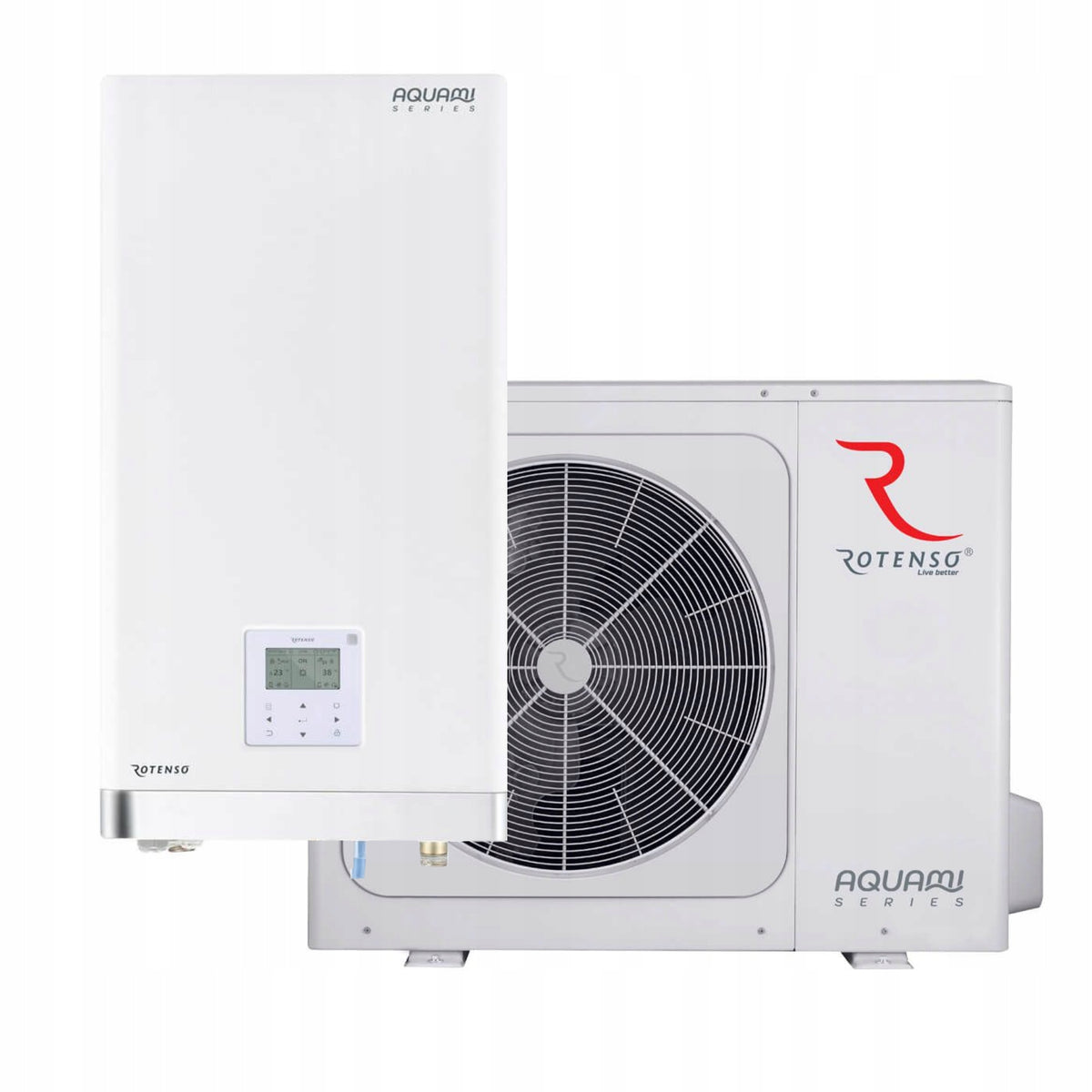 Pompa ciepła Rotenso Aquami Split 12kW AQS120X3o AQS160X13i Ogrzewanie Zima