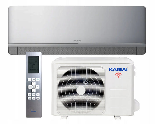 Klimatyzacja ścienna Kaisai GEO+ Grey 7,2kW wydajna, lampa UVC, Wi-Fi