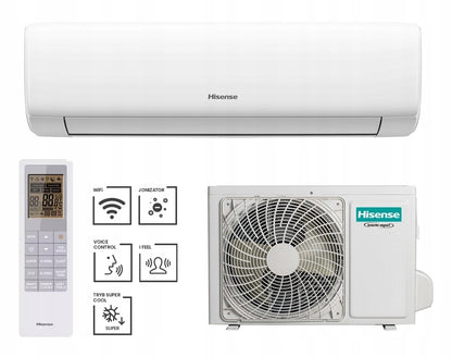 Klimatyzator ścienny Hisense Wings Comfort 3,2 kW WiFi KB35MR0B seria 2026