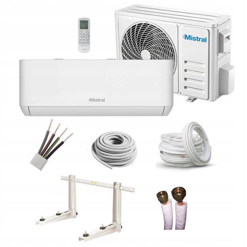 Klimatyzator do domu biura MISTRAL 3,5kW Klimatyzacja ścienna WiFi