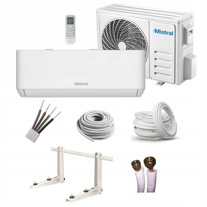 Klimatyzator do domu biura MISTRAL 3,5kW Klimatyzacja ścienna WiFi