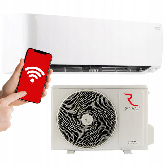 Klimatyzator ścienny Rotenso Mirai 3,5kW 40m2 WIFI Klimatyzacja Smart